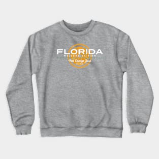 Florida Vintage Welcome Station - Orange Crewneck Sweatshirt